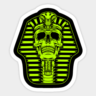 King Pharoah Skull Sticker